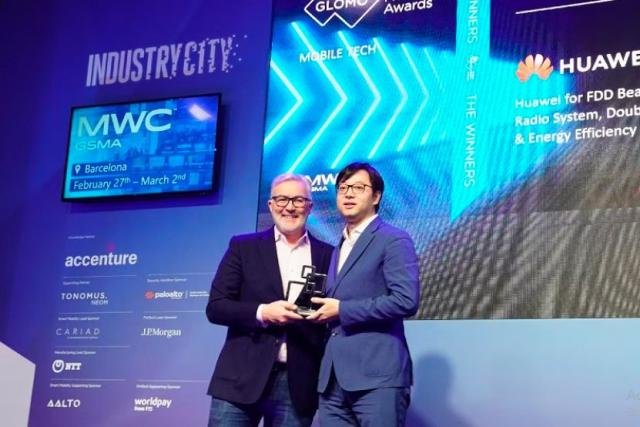 Huawei FDD Beamforming wins GSMA GLOMO's Best Mobile Technology Breakthrough Award