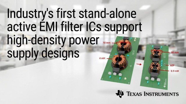 Texas Instruments EMI filter ICs