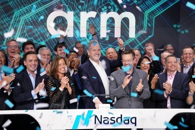 Arm Nasdaq listing