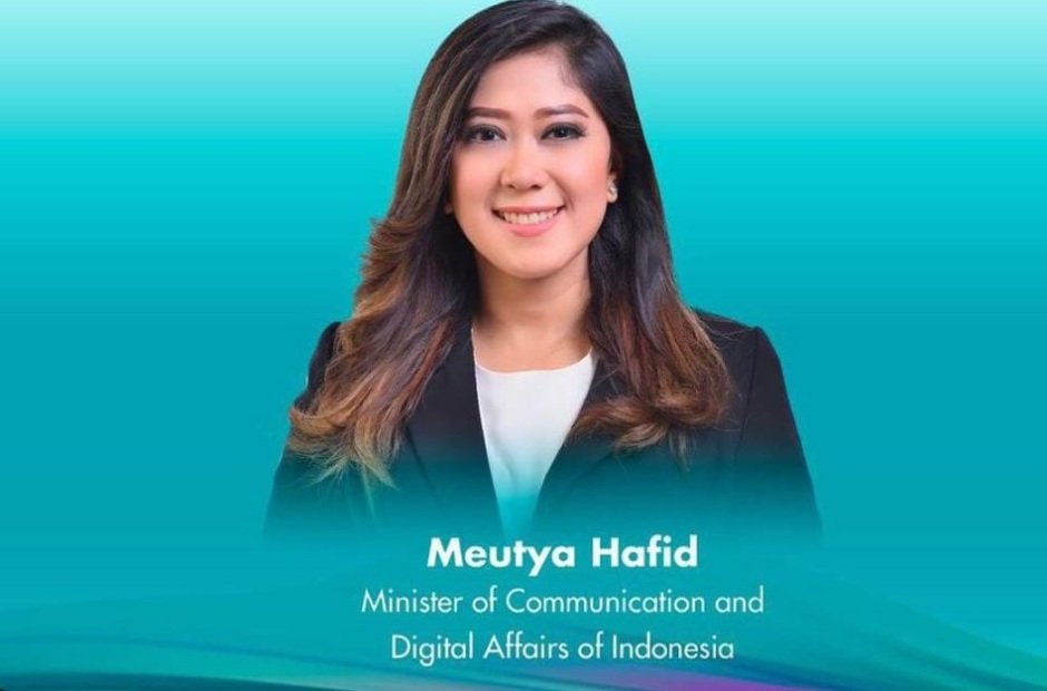 Indonesia Communications Minister Meutya Hafid