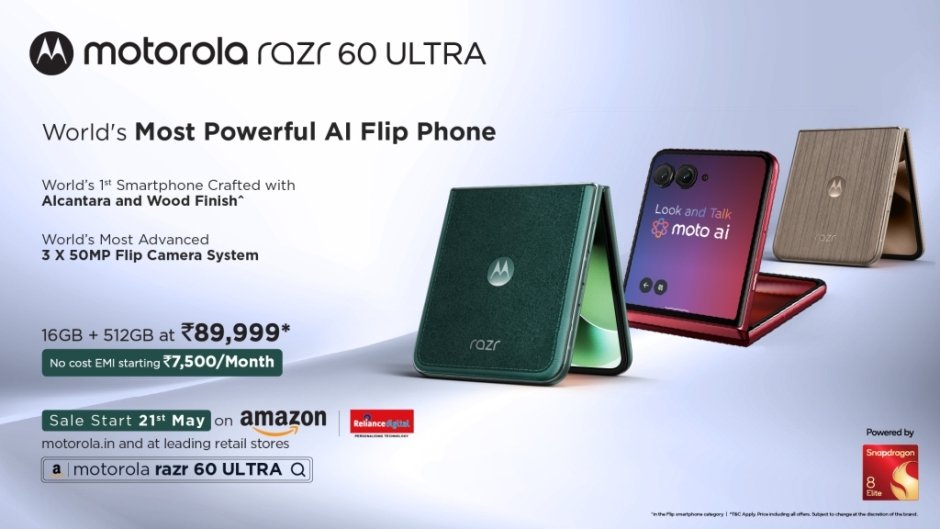 Motorola razr 60 ultra India