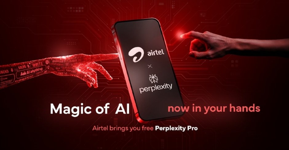 Airtel offers free Perplexity AI