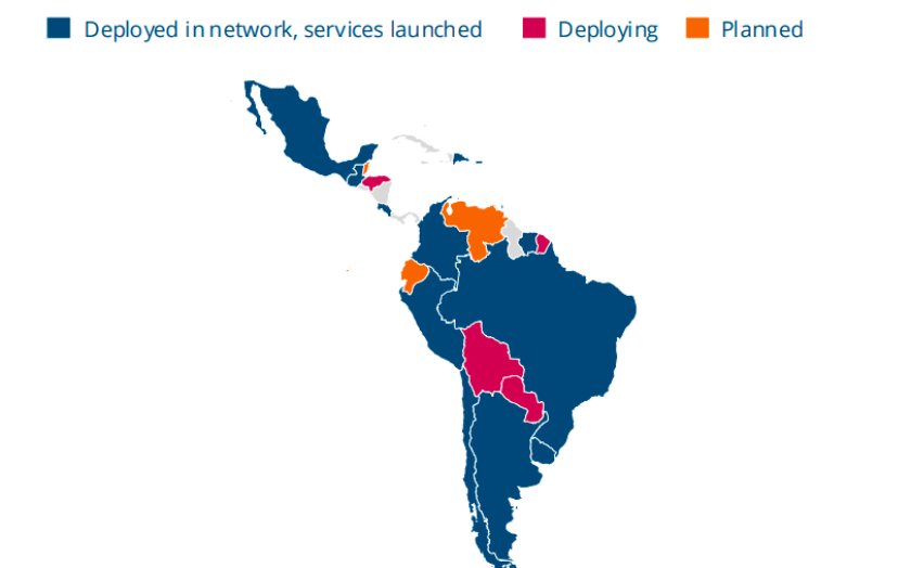 5G in Latin America September 2025 GSA report